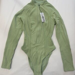 NWT GIGI C Roxanne One Piece in Jade S